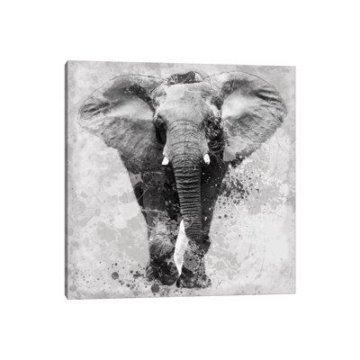 Proud Elephant by Carol Robinson - Print on Canvas