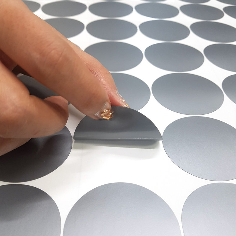 Décalcomanie murale en vinyle, Argent