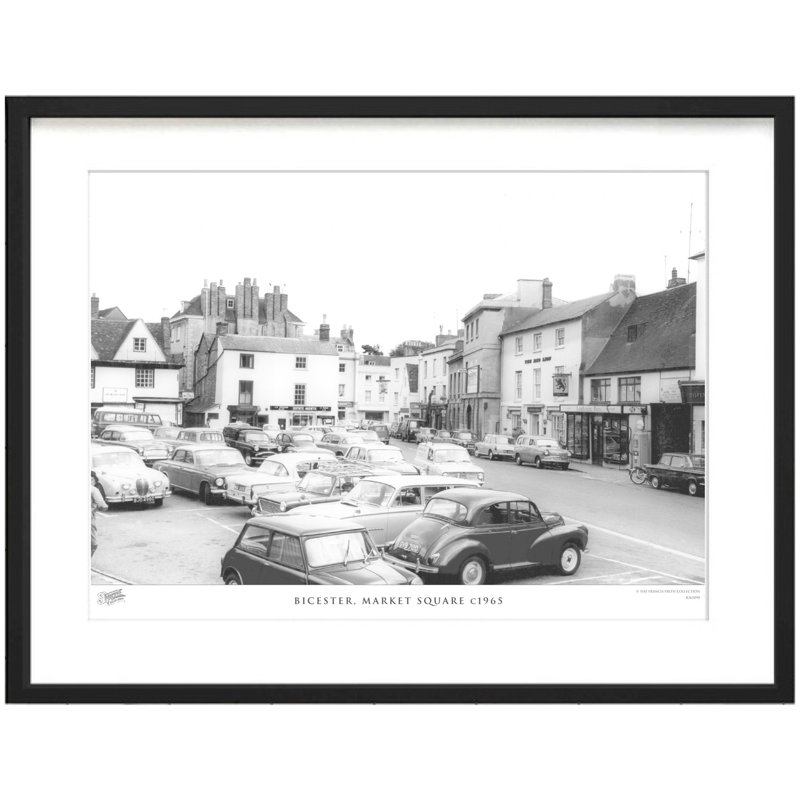 Bicester, Market Square C1965 by Francis Frith - Single Picture Frame Print, 60cm H x 80cm W x 2.3cm D