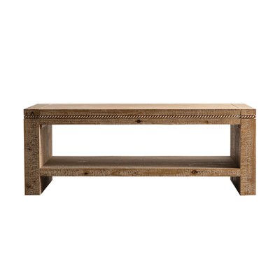 Large Rectangle Solid Wood 2 - Tier Coffee Table With Storage For Living Room And Office, Quick Diy Assembly Fast Maintenance Shelf Contemporary Rooms, Effortless Cleaning