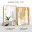 Miroir de salle de bain rectangulaire arrondi de 1,18 po avec cadre en alliage d'aluminium et verre trempé de qualité supérieure Lunara-96281993-96177572