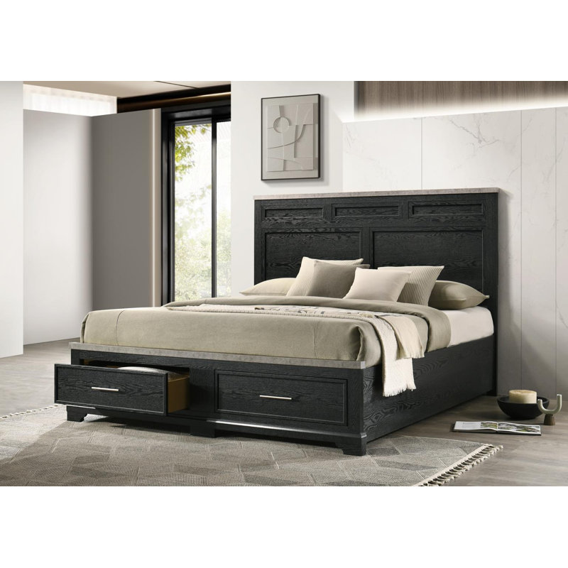 Black Queen Bed, Queen