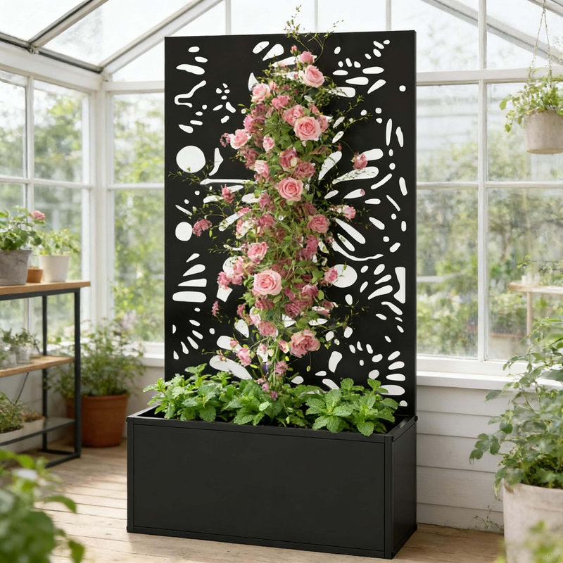 Lit de plante autoportant, lit de fleurs mural, lit de jardin surélevé
