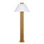 Craftsman Wood Floor Lamp, Natural Oak