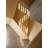 Balazs 25-Light Spiral Crystal Chandeliers 10ft Long Foyer Pendant Light Dimmable 3000-6000K LED