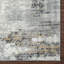 B Abstract Area Rug in Grey-1662901590