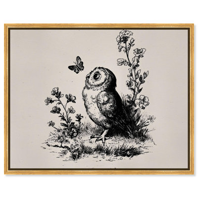 Owlito II, reproduction d'art sur toile par Art Remedy