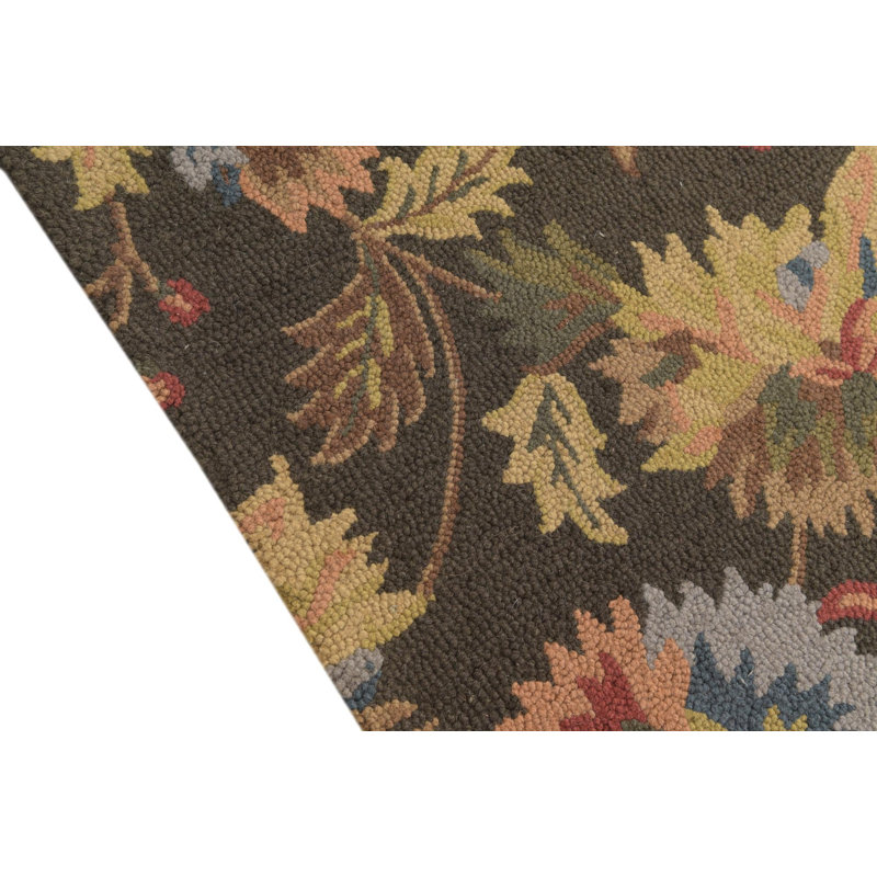 Tapis noir 5 pi 3 po x 7 pi 7 po Pimentel