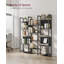 Jaliyah 166 cm H x 158 cm W Steel Etagere Bookcase-1507170254