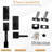 Door Handleset withTouchscreen Fingerprint Keypad