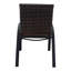 Chaise de patio empilable