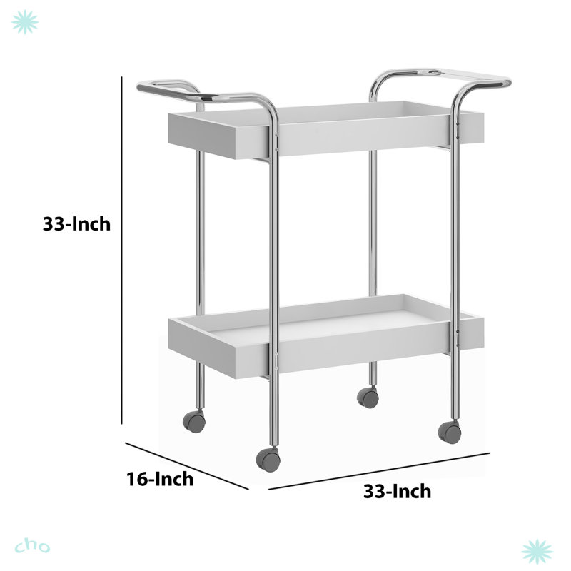 Rikiah Metal Bar Cart