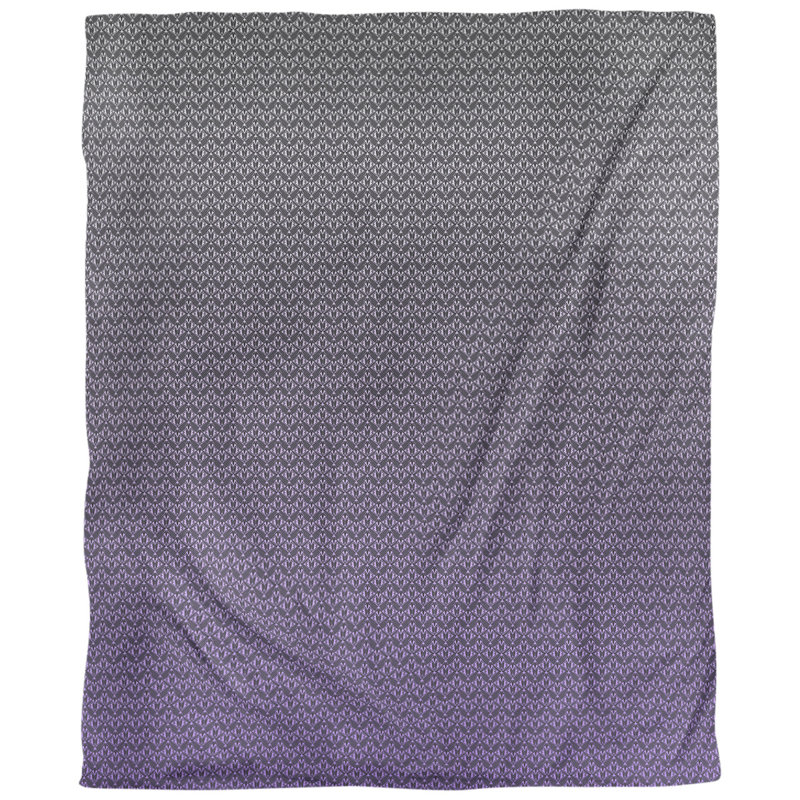 Housse de couette simple Katelyn Elizabeth, Polyester brossé, Housse de couette simple TG, Gris / Mauve