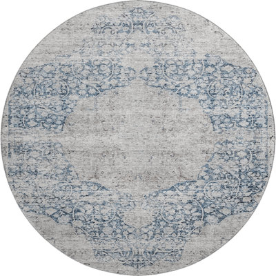 Premium Machine Washable Ducote AMF1146 Global Rug