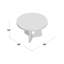 Nobuko Round Mahogany Wood Dining Table-27088617