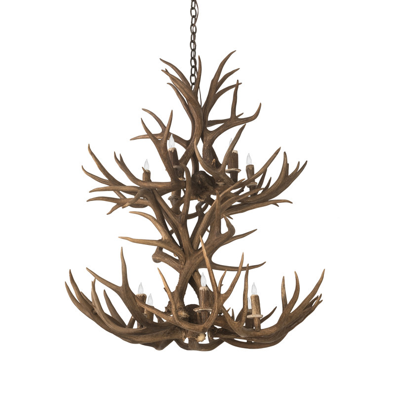 Rustic Lodge 12 - Light Chandelier