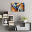 Art mural en verre acrylique 24 po x 16 po «Artistic Ellephant 3» par Rey Klimt-117482240