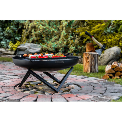 Round Steel Wood Burning Smokeless Fire Pit