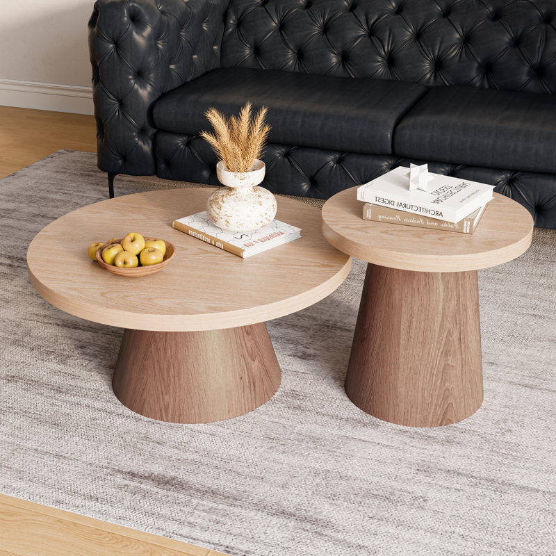 Ensemble de 2 tables basses de salon