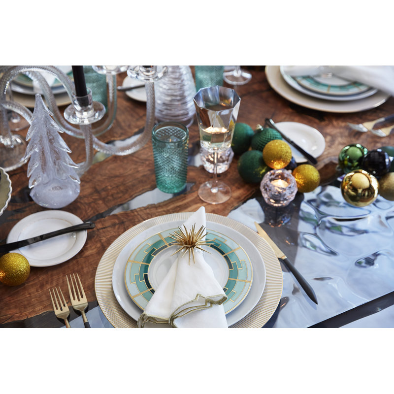 Emerald Porcelain Salad/Dessert Plate