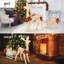 Décoration de Noël illuminée