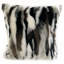 Coussin imprimé animal en fausse fourrure zèbre-1971292976