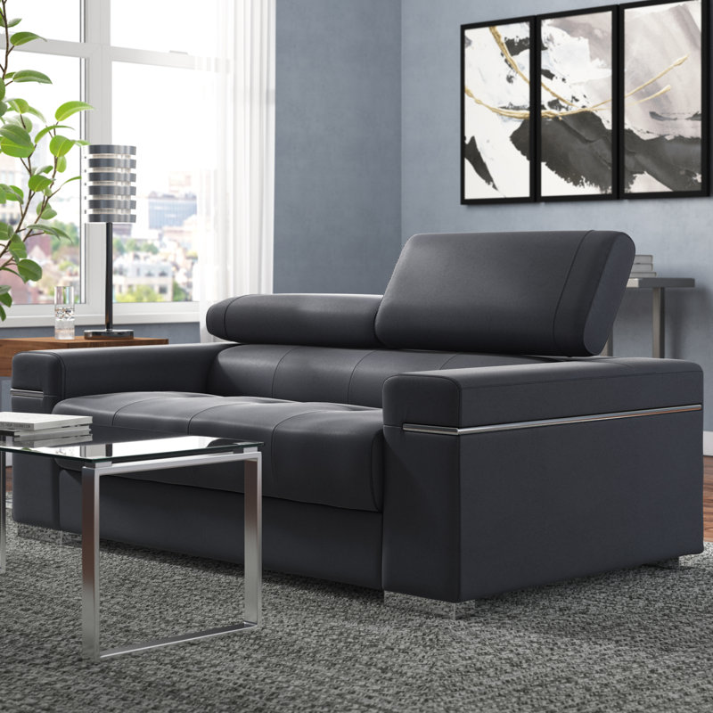 Orlando 68'' Upholstered Loveseat, Gray