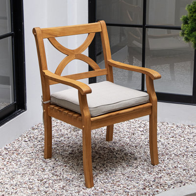 Perrin Teak Patio Chair With Cushions