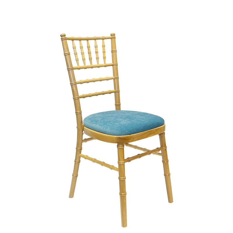 Arrington 43cm H Polyester Blend Upholstered Ladder Back Side Chair, Teal, Natural