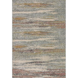 Abstract Grey Area Rug