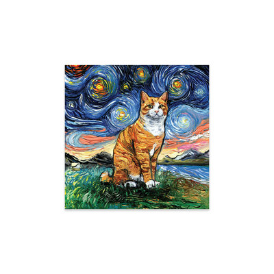 «Orange Tuxedo Tabby Night» par Aja Trêves