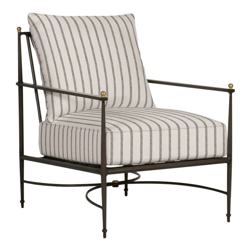 Chaise de patio avec coussins Roma, Welt, Perigold Mixi Fern