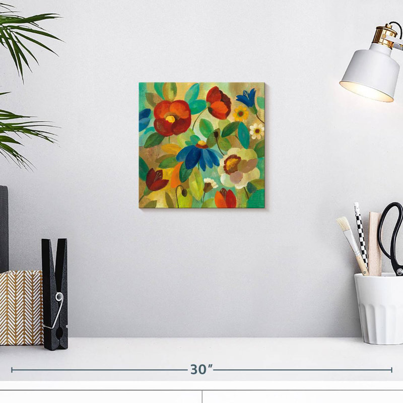 Harnek été floral I, H 10 pi x l 10 pi