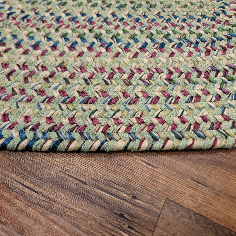 Tapis palmier tressé Entwistle, Ovale 5 pi x7 pi