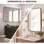Miroir de salle de bain rectangulaire en métal pour mur, incassable et haute définition-324609683-324609682