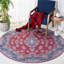 Tapis oriental rouge / bleu marine-1814502061