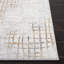 Tapis gris / doré à motif abstrait Kornegay-1708999032
