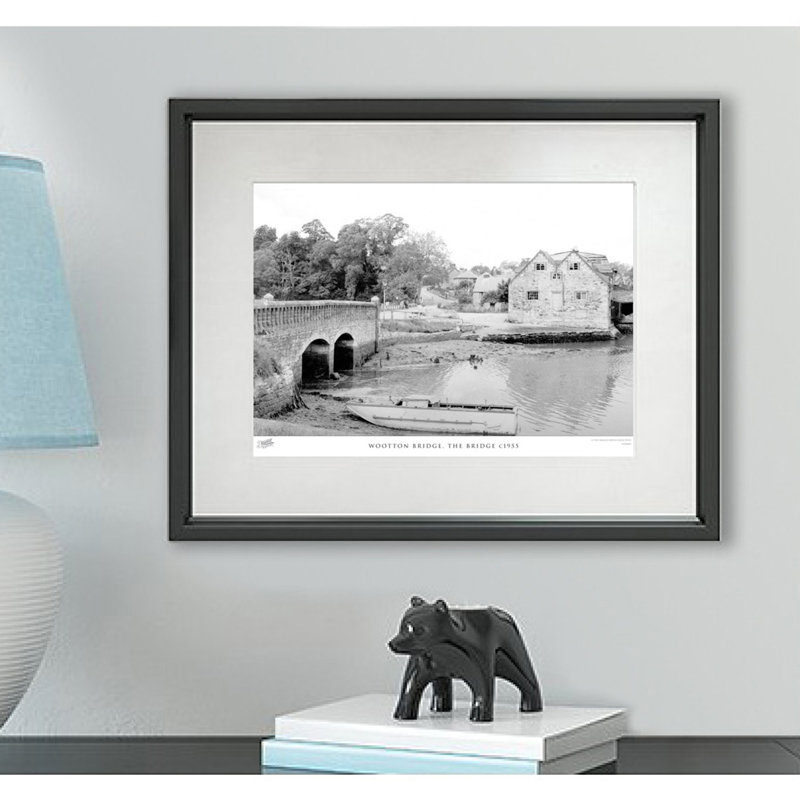 Wootton Bridge, The Bridge C1955 - Single Picture Frame Print, 45cm H x 60cm W x 2.3cm D