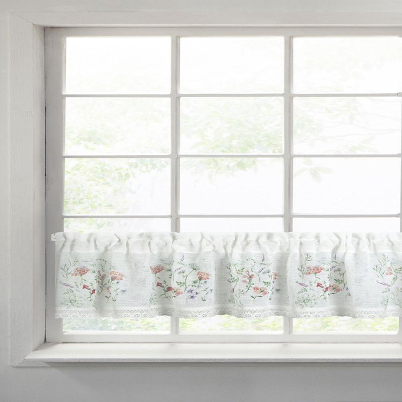 Wenzel Floral Tailored Window Pelmet, 150cm W x 30cm L