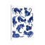 Cat Positions, Navy by Cat Coquillette - Wrapped Canvas Print-1992776758