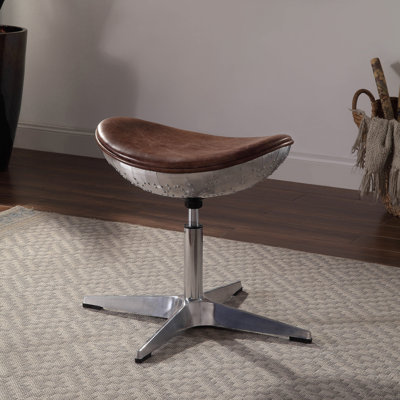 Tabouret pivotant en aluminium