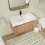 Ensemble de meuble-lavabo mural simple 35,47 po Brittiney