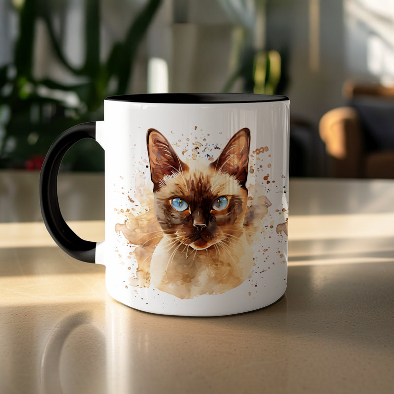 Ceramic Coffee Mug, Black, 2