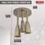 Pomme de douche fixe pleine pluie suspendue-37805551