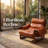 27.4" Wide Oil-Wax Leather Pushback Recliner with Soft Padding