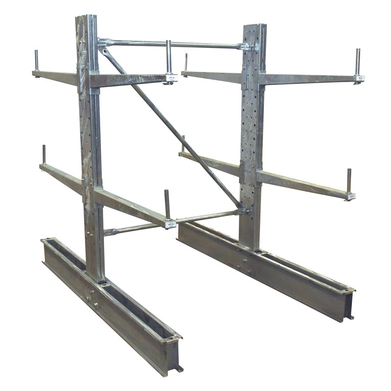 ENSEMBLE d’accoudoirs 24 po à porte-à-faux en porte-à-faux WFX Utility™, H 81 po x l 62 po x P 84 po, Argent