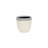 Gray And Ivory Ceramic 41 Ounce Crackle Round Distressed Pot Planter