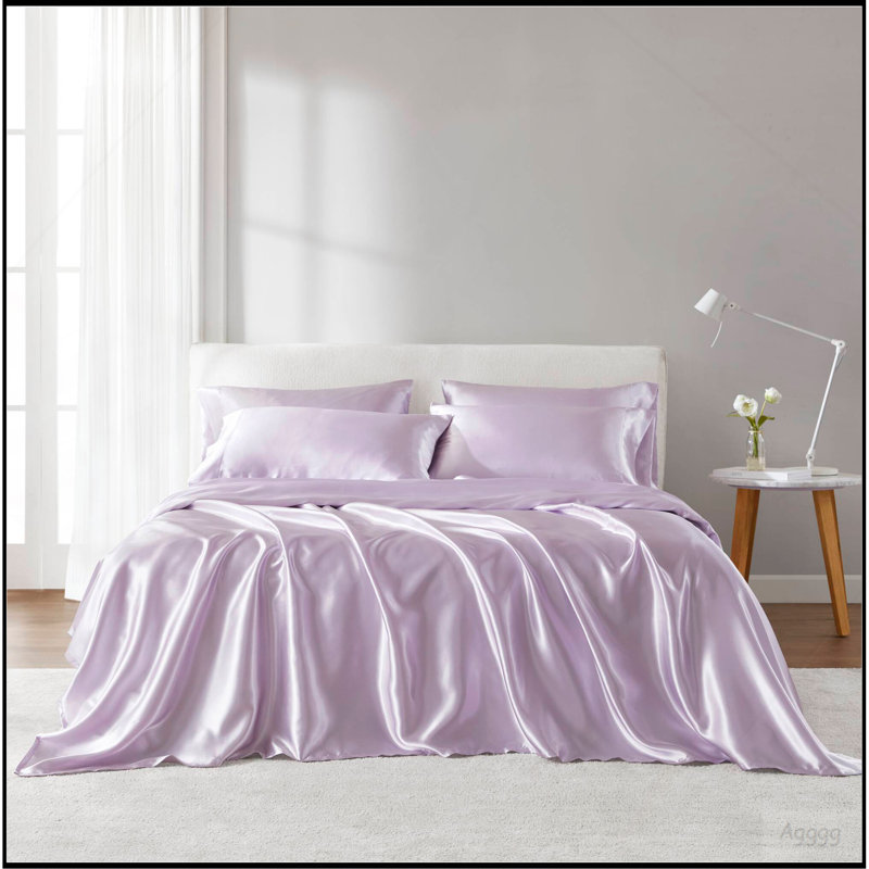 Ensemble de draps de luxe Cal King, Lilas