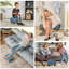 40cm Wide Tufted Solid Colour Footstool Ottoman-1502491695