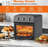 13QT Family Size Air Fryer Toaster Oven Combo | 360° Hot Air Circulation, Oil-Free Cooking | Multifunctional Convection Countertop Oven, Adjustable Time & Temp Control-120001685